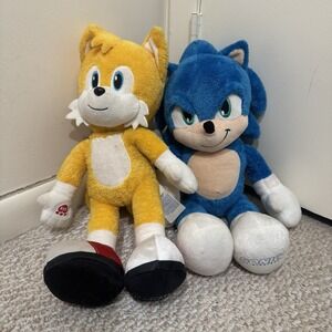 Build A Bear Tails & Sonic The Hedgehog 2 Movie Plush Soft Toys B-A-B